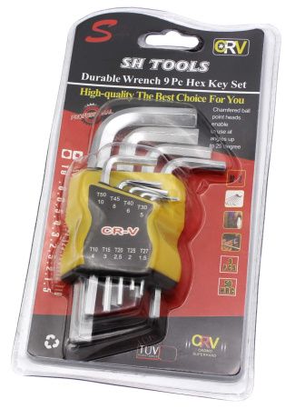 Набор шестигранников Qtools B4111 CRV