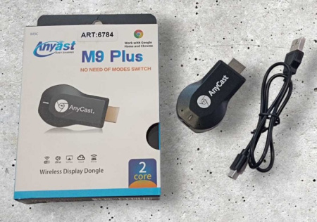 Медиаплеер Screen mirroring HDMI питание M9 от USB / 6784