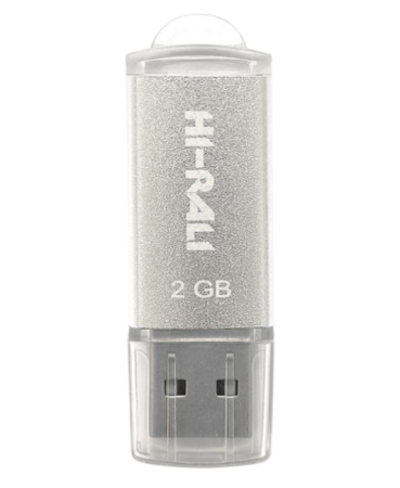 USB флеш накопитель Hi-Rali 2GB, HI-2GBRKTSL (Гарантия 3года)