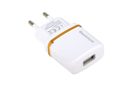 Сетевое зарядное устройство REDDAX RDX-012 6W (USB), White
