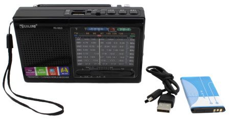 Радиоприёмник Golon RX-6622/6633  аккумулятр 14500 Li-ion в комплекте