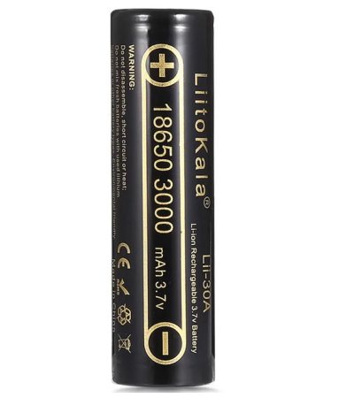 Аккумулятор LiitoKala 18650, Lii-30A, 3000mAh