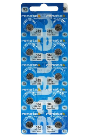 Батарейки-Таблетки Renata 384 10шт. на блистере