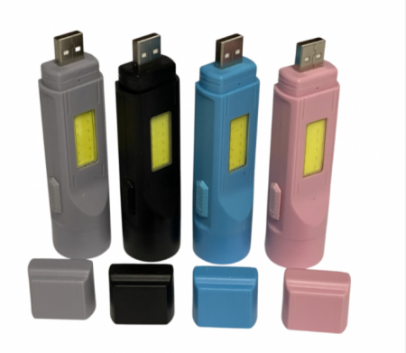 Ручной фонарь PL-099, LED+COB, USB, аккум. Ручной фонарь PL-099, LED+COB, USB, аккум.