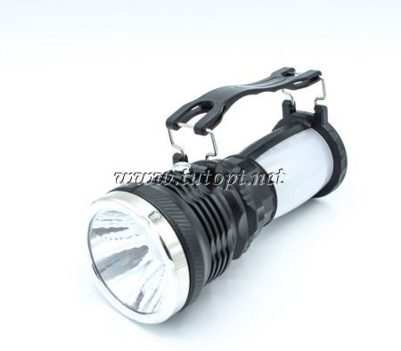 Ручной фонарь Yajia YJ-2891T, Аккумулятор, 1LED, Боковая подсветка, Солнечная батарея