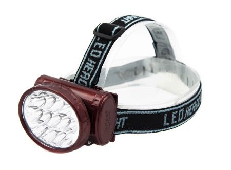 Налобный фонарь Yajia YJ-1898, Аккумулятор, 13LED