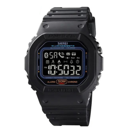 Часы наручные SKMEI 1629BK, BLACK, Smart Watch, 10259