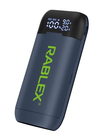 Зарядное устройство Rablex RB410 с функцией Power Bank / 18650/ экран / type-c Зарядное устройство Rablex RB410 с функцией Power Bank / 18650/ экран / type-c