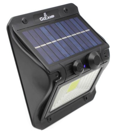 Настенный фонарь c солнечной панелью /датчик -движения-освещения Cclamp CL-108 1SMD / WD410