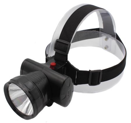 Налобный фонарь Yajia YJ-1858-1, Аккумулятор, 1LED