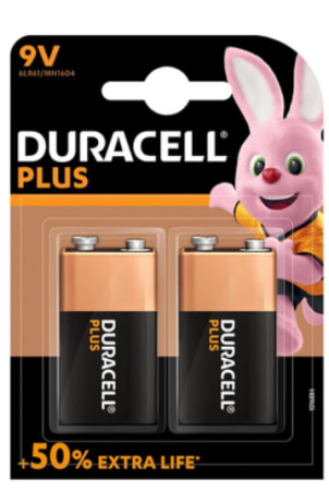 Батарейка Duracell Крона 6F22 / 9V