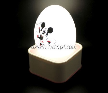 Ночник настольный аккумуляторный Светодиодный в форме яйца 1*18650 SF222