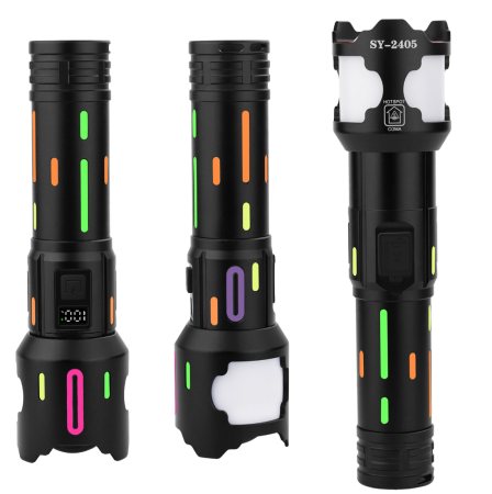 Ручной фонарь BL-2405-TG, 1x26650, power bank, индикация заряда, ЗУ Type-C, zoom Ручной фонарь BL-2405-TG, 1x26650, power bank, индикация заряда, ЗУ Type-C, zoom