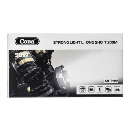 Ручной фонарь Police COBA CB-T100, microUSB, 7859