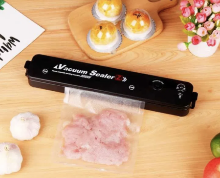Машинка для вакуумации и запайки пакетов ВАКУУМАТОР ECG Keep Freshness 8226, чорний / 8226 Машинка для вакуумации и запайки пакетов ВАКУУМАТОР ECG Keep Freshness 8226, чорний / 8226