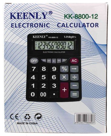 Калькулятор Keenly KK-8800-12/ Karuida KK-111 (большие кнопки)