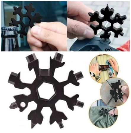 Мультитул Универсальный ключ шестигранники Снежинка / 5626