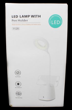 Настольная LED лампа аккумуляторная на 18650 / microUSB (сенсорный выключатель) 1128 - WD477