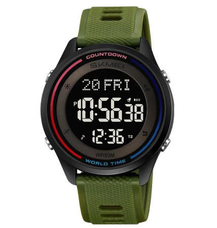 Часы наручные SKMEI 2348AG, ARMY GREEN, 11450