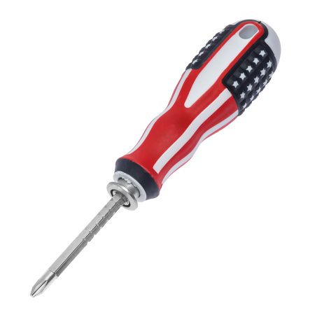 Отвёртка двусторонняя, американский флаг, фиксатор Отвёртка двусторонняя, американский флаг, фиксатор