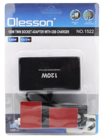 Разветвитель прикуривателя Olesson 1522