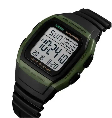 Часы наручные SKMEI 1278AG, ARMY GREEN, 11374