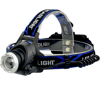 Налобний ліхтар Bailong BL-6699, PL122, Акумулятор, T6 LED, Zoom, MicroUSB