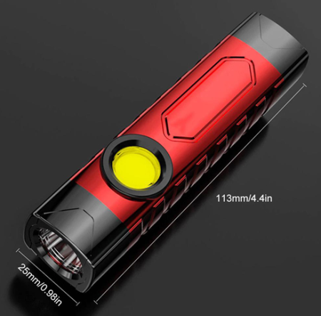 Ручной фонарь Tanje X10, SB-800, Li-Ion аккум, ЗУ microUSB, влагозащита