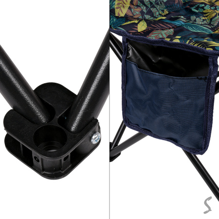 Кресло раскладное "Паук" L 39*39*66см MH-5558L-L Тропические листья