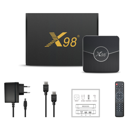 Смарт ТВ-приставка X98 Plus 2/16 Гб, S905W2, Android 11