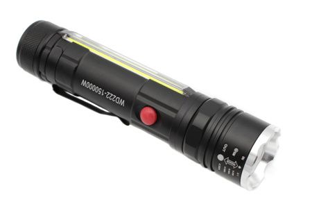 Ручной фонарь Police RB222, T6-26, microUSB, Боковая подсветка, Zoom, магнит