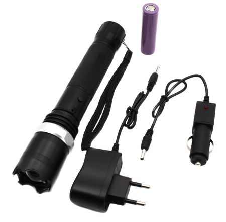 Фонарь шокер Police BL-1104, 1LED, 10.000, Rechargable 4265