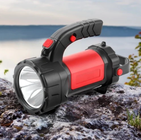 Ручной фонарь T80-5W+COB, 2x18650, ЗУ microUSB, Box