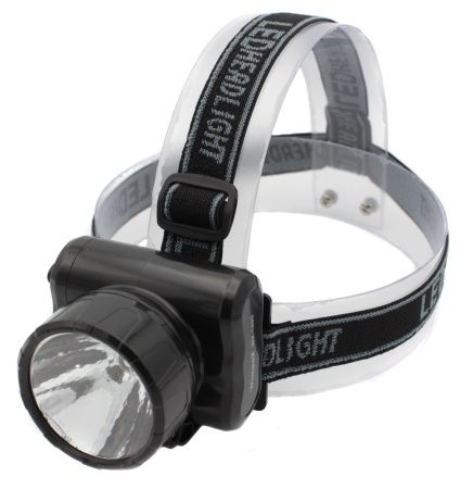 Налобный фонарь WX-1890, Акк., 1LED
