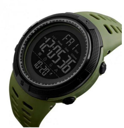 Часы наручные SKMEI 1251AG, ARMY GREEN, 6023