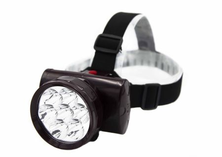 Налобный фонарь Yajia YJ-1858-7, Аккумулятор, 7LED