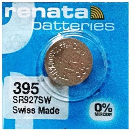 Батарейки-Таблетки Renata 395 / SR927/ 10шт. на блистере