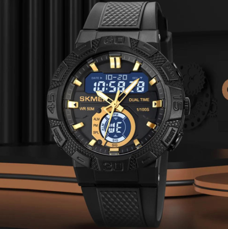 Часы наручные SKMEI 1881GDWT, GOLD-WHITE, 10277