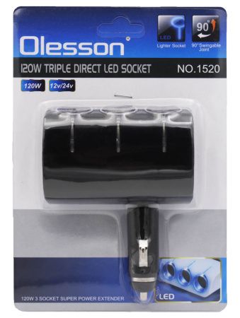 Разветвитель прикуривателя Olesson 1520