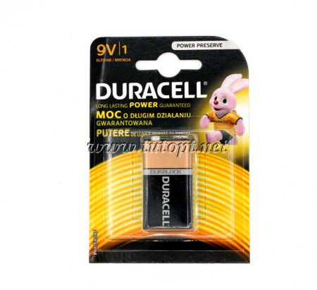 Батарейка Duracell Крона 6F22 / 9V  6LP3146