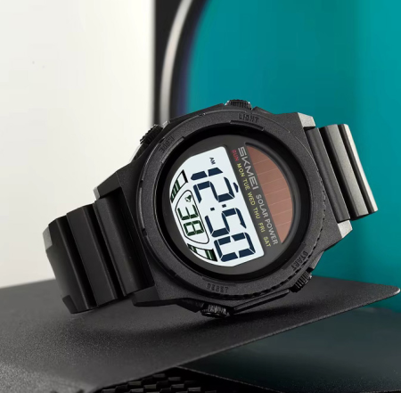 Часы наручные SKMEI 2358BKWT, BLACK-WHITE, Solar Power, 11465