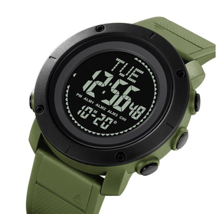 Часы наручные SKMEI 2095AG, ARMY GREEN, Compass, 10305