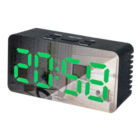 Часы электронные DS-3658L "Зелёная подсветка"