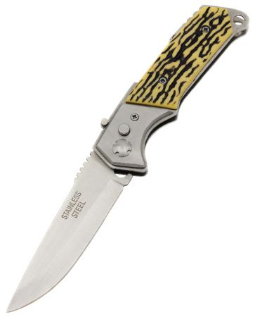 Нож выкидной Columbia 233B Кость