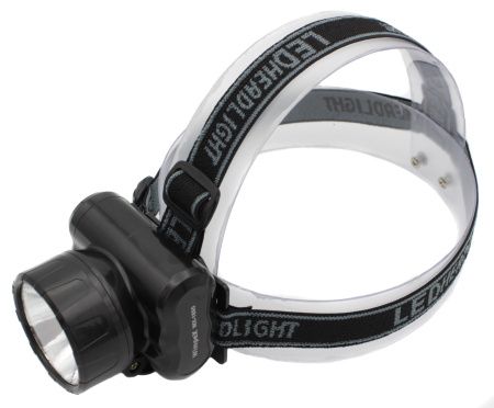 Налобный фонарь WX-1890, Акк., 1LED