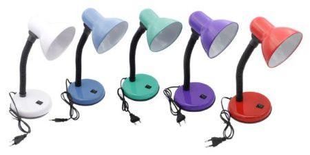 Настольная лампа китай E27 (в наличии разные цвета) от 220V