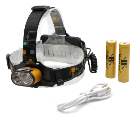 Налобный фонарь PL-133, BL-2128-T6, Акк. 2х18650, 2xT6, TYPE-C