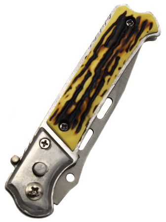 Нож выкидной, кость 045-2, 7.5см