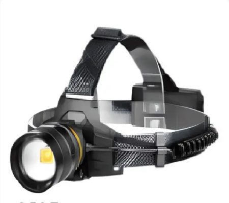 Налобный фонарь Bailong BL-8076-2-GT100, 2x18650, zoom, ЗУ microUSB