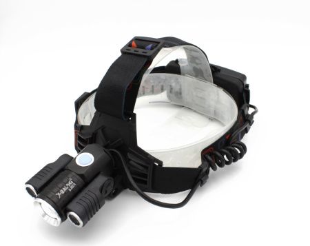 Налобный фонарь W602-T6, Акк., 1xT6 2XPE, Zoom, 220V